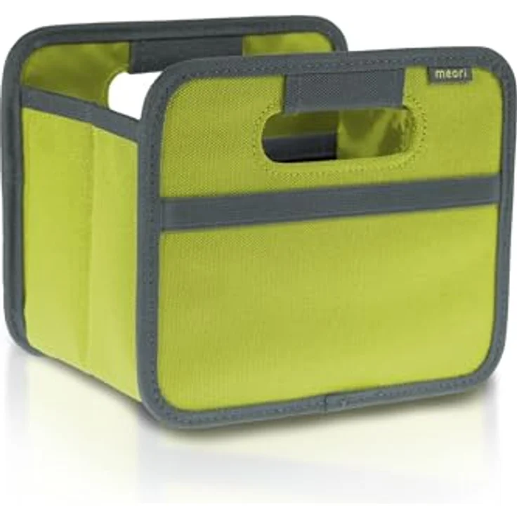 Meori Aufbewahrungsbox Klappbox Ordnungssystem Faltbox Mini 1,8 l Kiwi grün Uni – Bild 1
