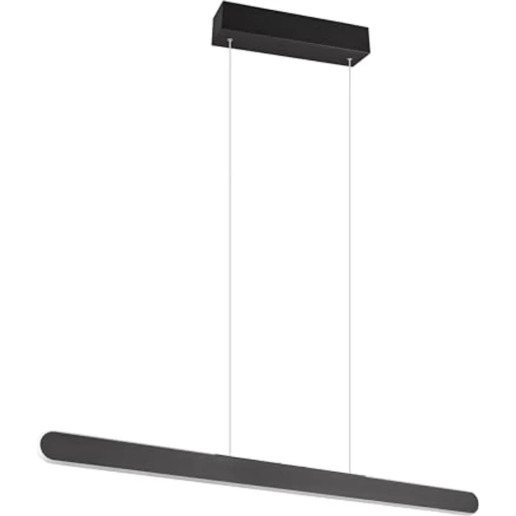 Trio Leuchten HELIOS - Höhenverstellbare LED Pendelleuchte, touch dimmbar, Schwarz, Breite 100cm, 2700K-6500K Lichttemperatur