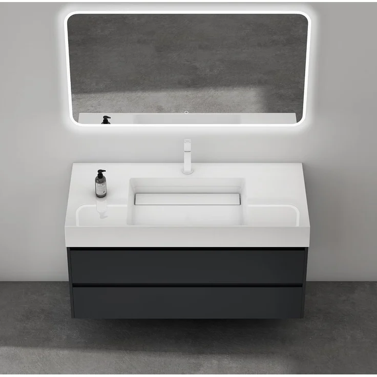 Mai & Mai Badmöbel-Set Badezimmermöbel 120cm Waschbecken Waschtisch mit Unterschrank Deep – Bild 3