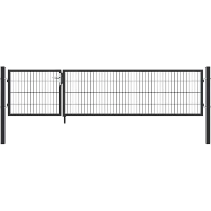 HOME DELUXE Doppelflügel Gartentor ADITUS - 120 x 350 cm Grün – Bild 8