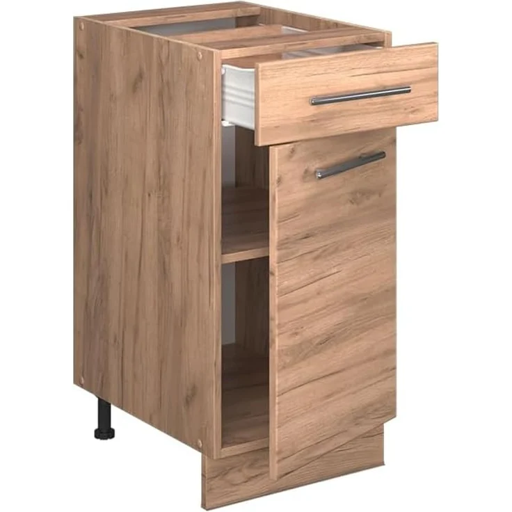 Küchenunterschrank Fame-Line Goldkraft Eiche 40 cm , AP Eiche Vicco – Bild 5