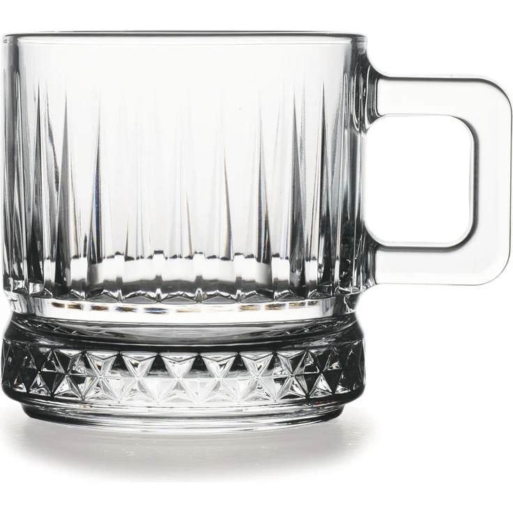 Pasabahce 2er Set 195cc 55422 Elysia Teegläser Fincan Kupasi transparent – Bild 4