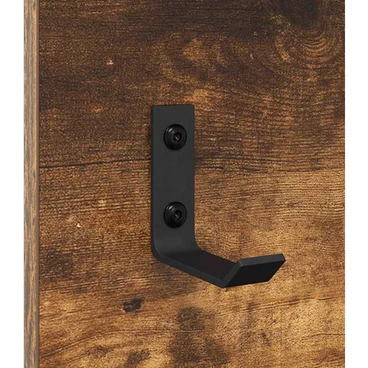 vidaXL Wandmontierter nachttisch Geräucherte Eiche 90 x 10 x 50 cm 874519 – Bild 9