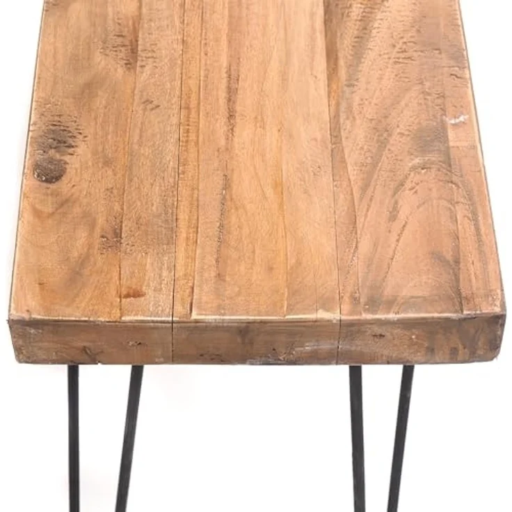 DESIGN DELIGHTS Sitzbank SITZBANK "BOHLE", 120 cm, Altholz massiv, mit Gestell, Esszimmerbank – Bild 5