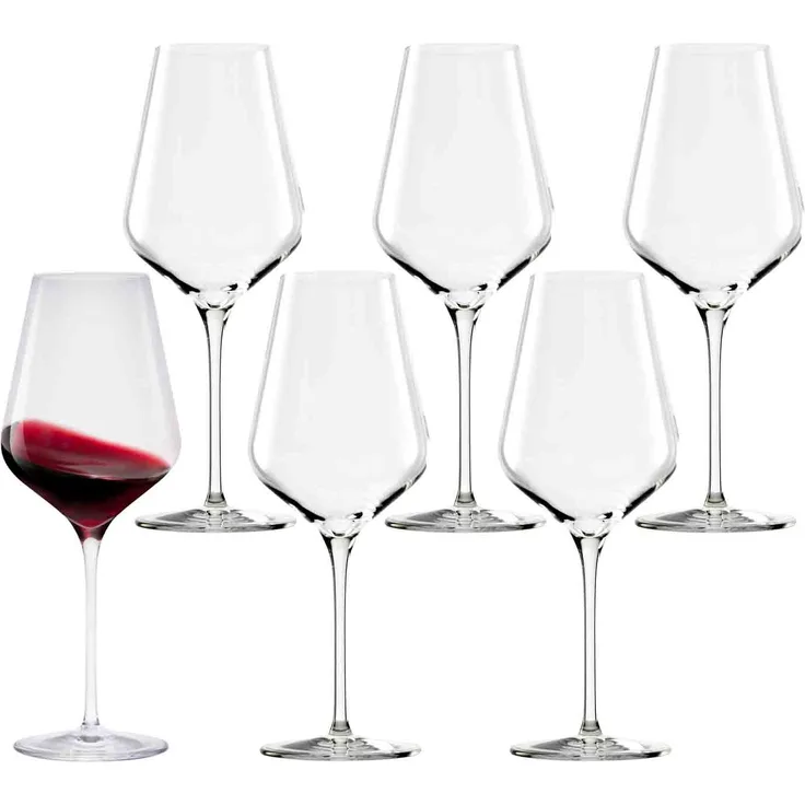 Stölzle Lausitz QUATROPHIL Rotweinglas 570 ml 6er Set