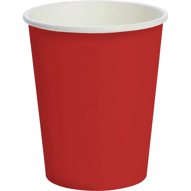 Duni Schnapsgläser Pappe Bio rot 60 ml - 20 Stk.