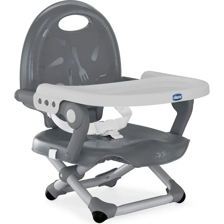 Chicco - Sitzerhoehung Pocket Snack grau