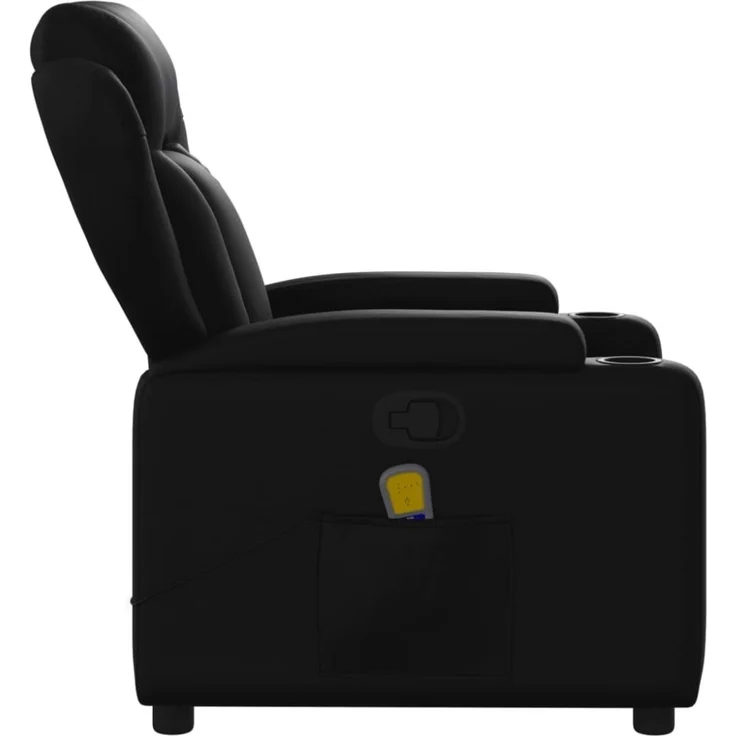 vidaXL Massagesessel Schwarz Kunstleder 372434 – Bild 8