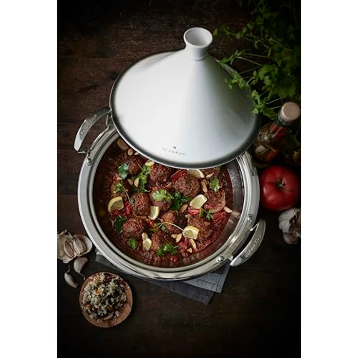 Scanpan Impact Tajine Impact, 28 cm, Edelstahl, 28 cm, 36 x 36 x 35 cm, 2 Einheiten – Bild 8