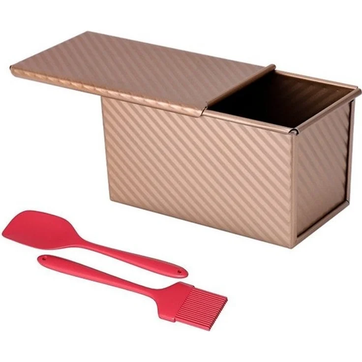 FELIXLEO Brotbackform Antihaft-Brot Toastform mit Deckel für Toast Kuchen, (1-tlg) – Bild 4