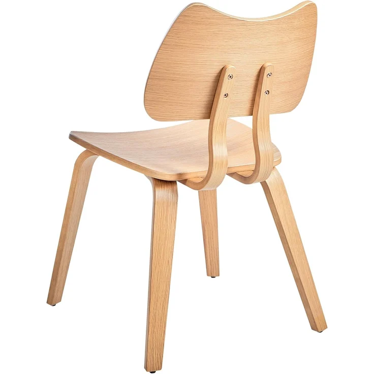 Esszimmerstuhl 2er Set DIANA Holz Hellbraun – Bild 6