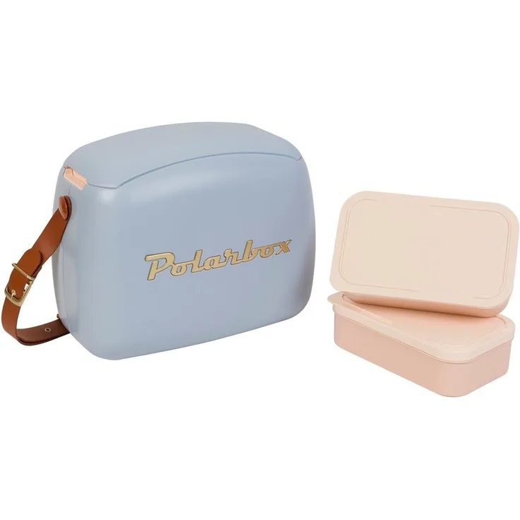 Kreher Frischhaltedose Kühlbox Polar 6 Liter mit 2 Lunchboxen (Farbe wählbar)