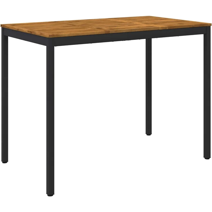 vidaXL Gartenbar-Tisch NAARDEN Natürlich und Schwarz 901346 – Bild 2
