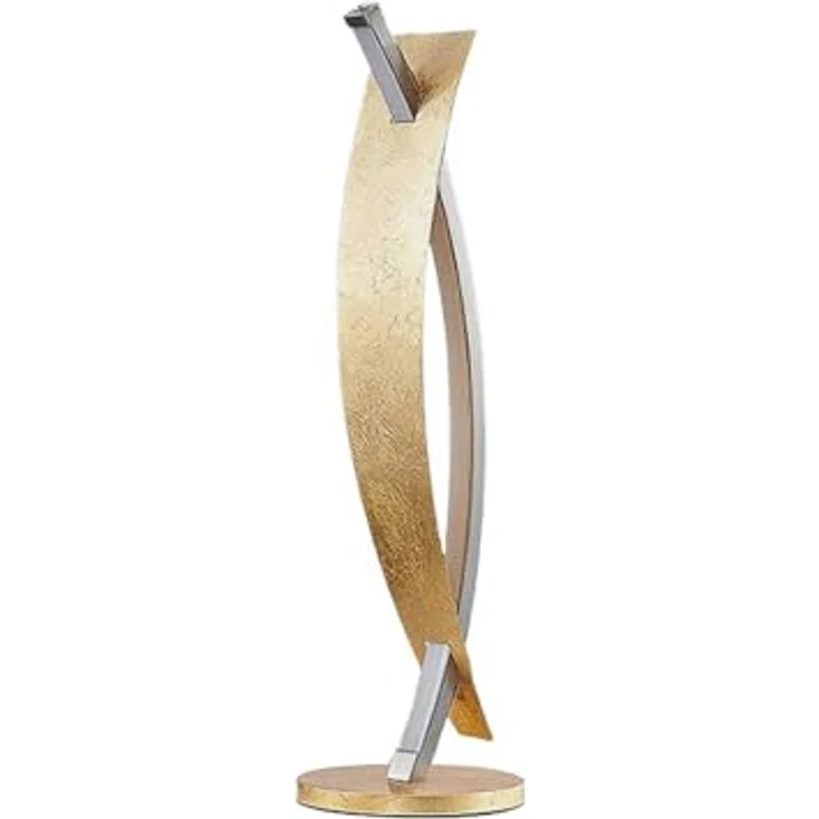 Lucande LED-Tischleuchte Marija, goldfarbend, dimmbar, modernes Design, 62 cm – Bild 1
