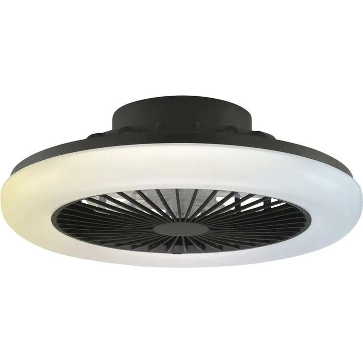 Brilliant LED Deckenleuchte Montero 20W Kunststoff schwarz warmweiß-kaltweiß