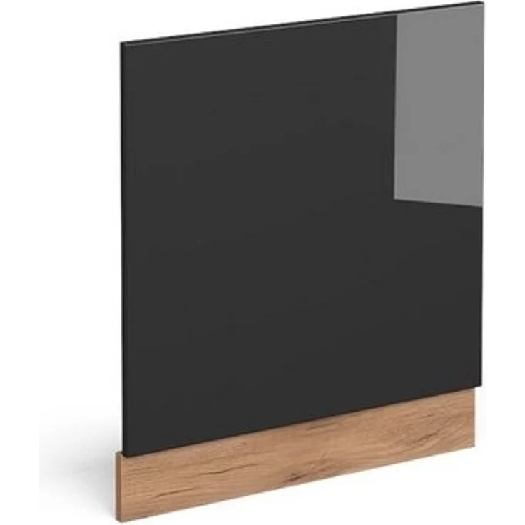 Frontblende R-Line Anthrazit Hochglanz 60 cm ohne Arbeitsplatte Vicco – Bild 4