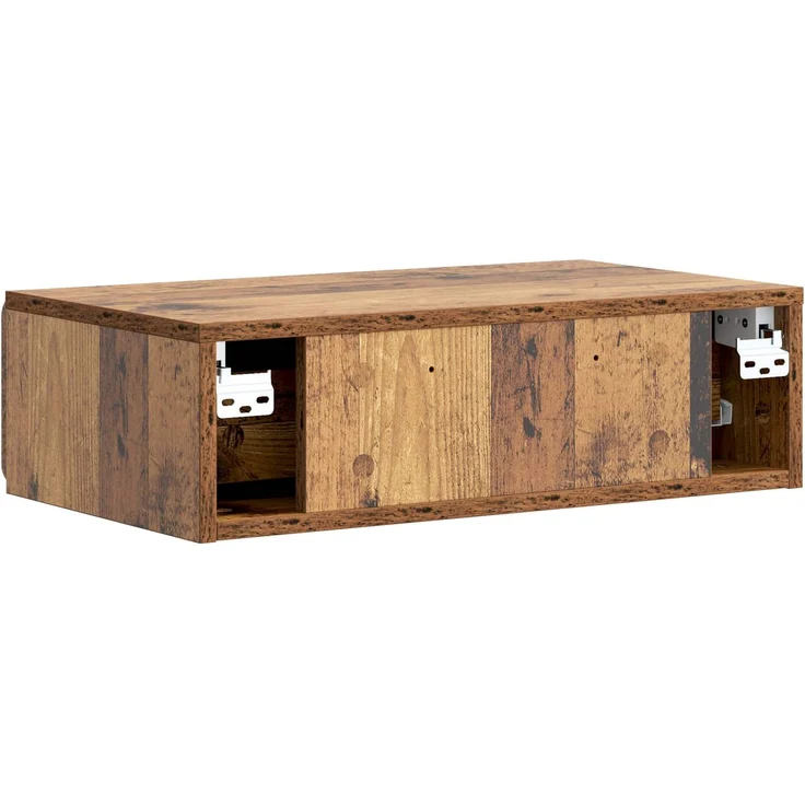 vidaXL Wandmontierter Beistelltisch Altholz 59 x 34,5 x 17 cm 898323 – Bild 6