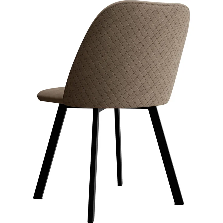 Mirjan24 Polsterstuhl K109 (Farbe: Uttario Velvet 2976 + Uttario Velvet U03 2976), 80 x 58 x 47 cm – Bild 3