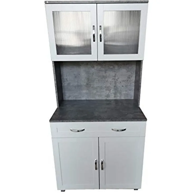HTI-Line Hochschrank Küchenbuffet Blanca (Stück, 1-St, 1x Schrank Blanca, ohne Dekoration) Küchenschrank Hochschrank