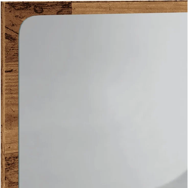 vidaXL Badspiegel mit LED-Leuchten Artisan-Eiche 60x8,5x38 cm 856266 – Bild 8