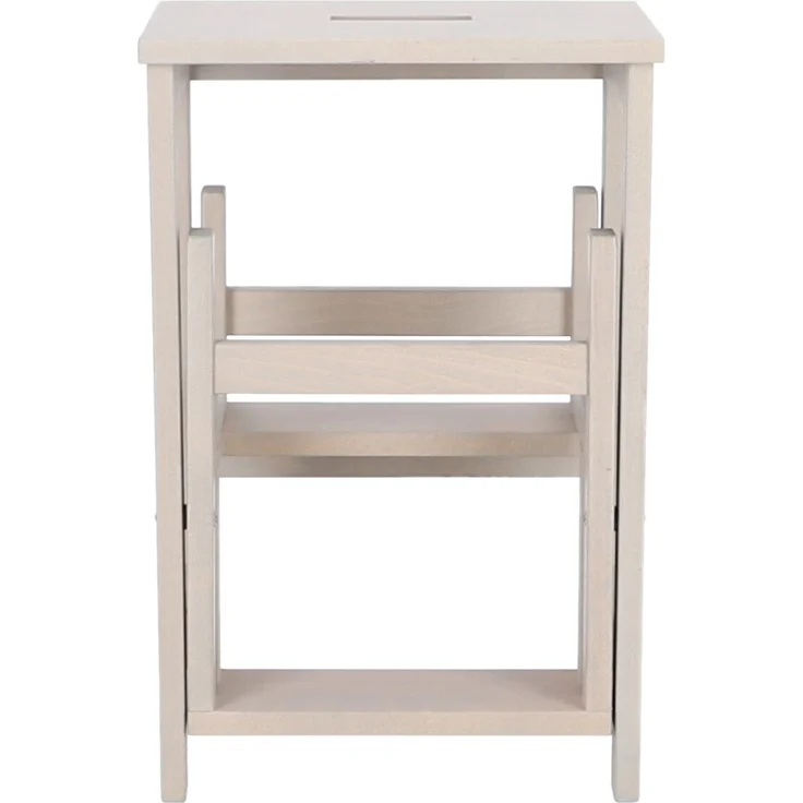 Trittleiter Tritthocker SOHO Buche hellgrau lackiert, von Jan Kurtz – Bild 4
