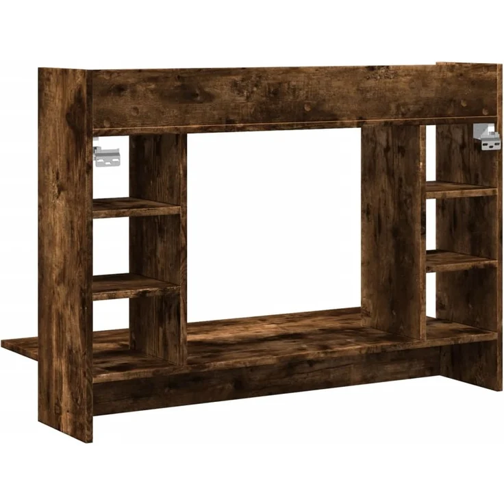 vidaXL Wand-Schreibtisch Räuchereiche 105x48x75 cm Holzwerkstoff 847972 – Bild 5