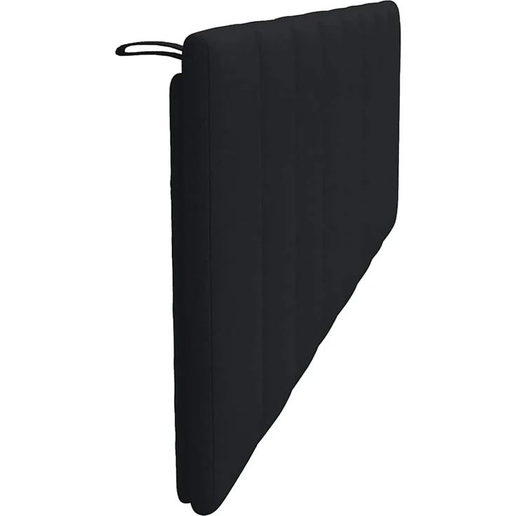 vidaXL Kopfteil-Kissen "Hanko" Schwarz 160 cm Stoff – Bild 4