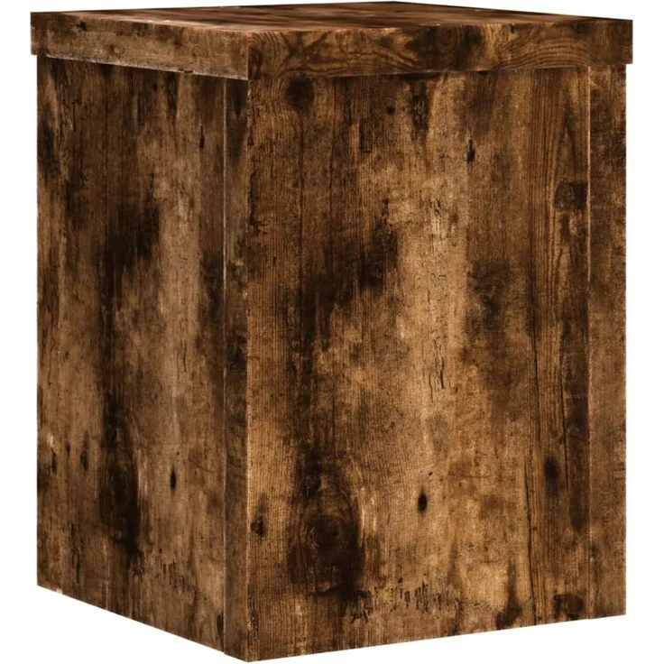 vidaXL Pflanzenständer 2 Stk. Räuchereiche 15x15x20 cm Holzwerkstoff 852892 – Bild 5