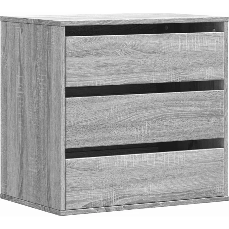 vidaXL Kommode Grau Sonoma 60x41x58 cm Holzwerkstoff 852848 – Bild 2