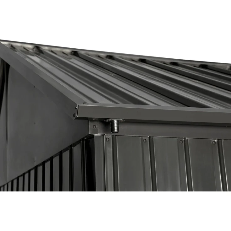 Tepro Metallgerätehaus Garden Shed 8 x 6 Premium anthrazit 252 x 168 cm – Bild 3