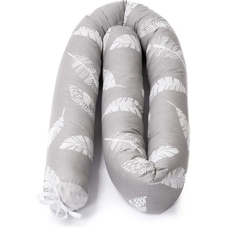 Amilian Nestchenschlange Bettschlange 210cm - Seitenschläferkissen - Nestschlangen, (Nestchenschlange für Kinderbett, Nestchen, Bettumrandung als Kopfschutz, Kantenschutz für Ihr Babybett), Nestchen - Bettumrandung als Kopfschutz - Kantenschutz für Bab... – Bild 5