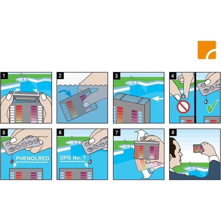 Steinbach | Poolpflege Test-Set | Chlorgranulat 1 KG & Testkit für pH-Wert/Chlor | ideal zur Wasserkontrolle, Erstdosierung & Schockbehandlung | Poolwasser sauber & kristallklar – Bild 6