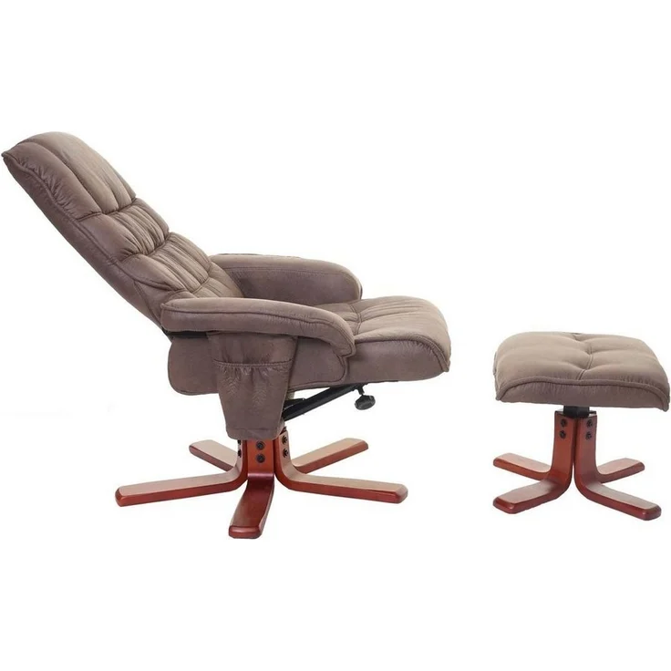 MCW Relaxsessel MCW-E30, 360° drehbar, Sessel durch Gewichtsverlagerung neigbar, inkl. Taschen – Bild 3