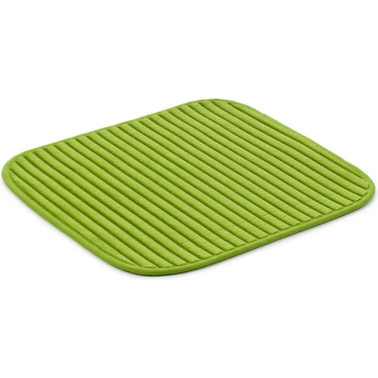 Gözze Badematte Berlin, Höhe 7 mm, rutschhemmend beschichtet, fußbodenheizungsgeeignet, Polyester, rechteckig, Badteppich, Uni Farben, Cord Optik, waschbar – Bild 2