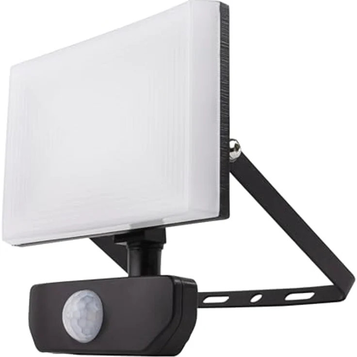 REV LED Strahler außen SUPRA, Außenleuchte mit Bewegungsmelder, 20W, 1600 Lumen, IP54, anthrazit – Bild 1