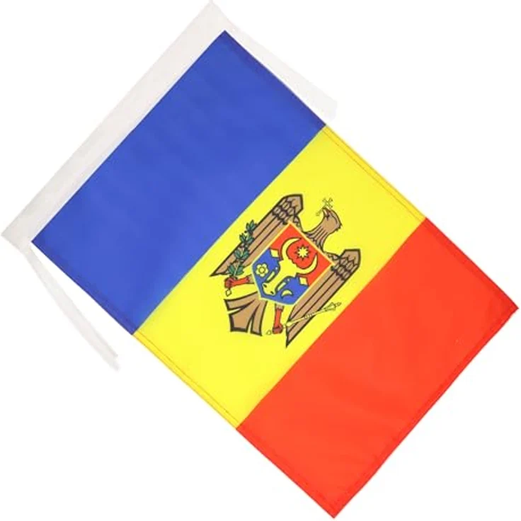AZ FLAG - Flagge Moldawien - 45x30 cm Mit Kordel - Moldauische Fahne 30 x 45 Cm - Flaggen – Bild 2