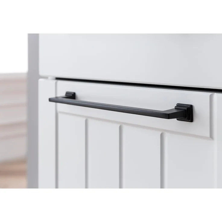 SCHILDMEYER Highboard Hochschrank Badschrank Schrank Jelda mattweiß Eiche Lh. – Bild 4