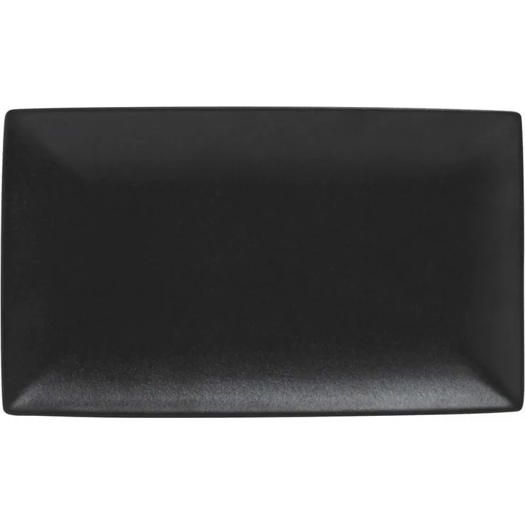 Maxwell & Williams AX0070 CAVIAR BLACK Platte 34,5 x 19,5 cm, Premium-Keramik