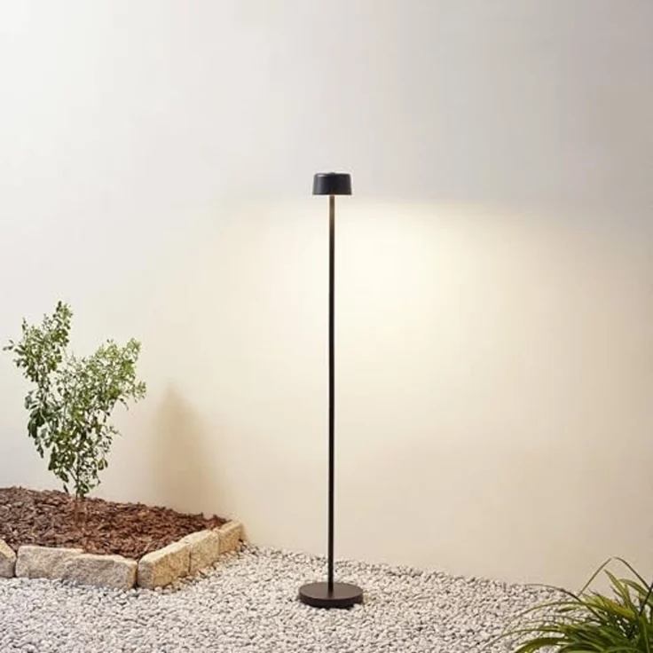 Lindby Außen-Stehlampe Isason, Enthalten, 1 x 2,5 W LED, warmweiß – Bild 3