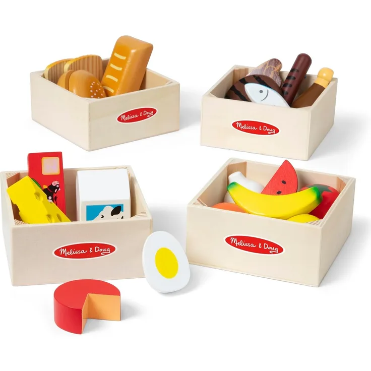 Melissa & Doug Lebensmittelgruppen | Fantasiespiel | Essensspiel | 2+ | Geschenk für Jungen oder Mädchen