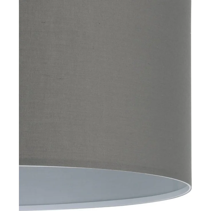 Eglo 31577 Hängeleuchte aus Textil PASTERI in nickel-matt und grau, Fassung E27 max. 1X60W Ø53 cm dimmbar – Bild 4