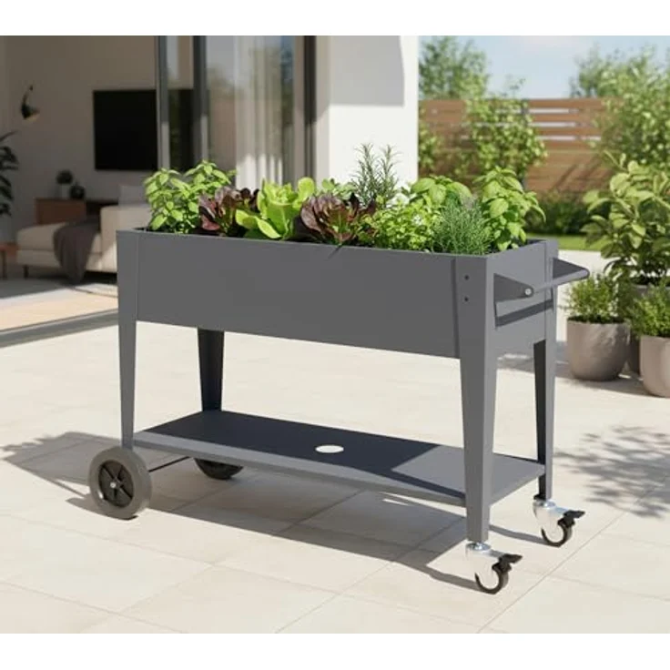 Westmann Mobila Plus | Metall Hochbeet auf Rollen – Bild 3