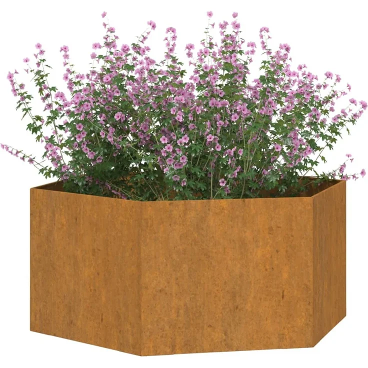 vidaXL Pflanzkübel Rostig 90x90x45 cm Cortenstahl 823676 – Bild 2