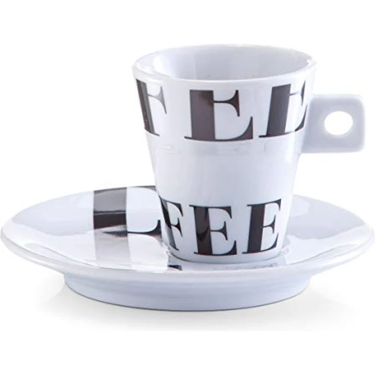 ZELLER 26540 Espresso-Set COFFEE STYLE, 8-tlg, Porzellan – Bild 6