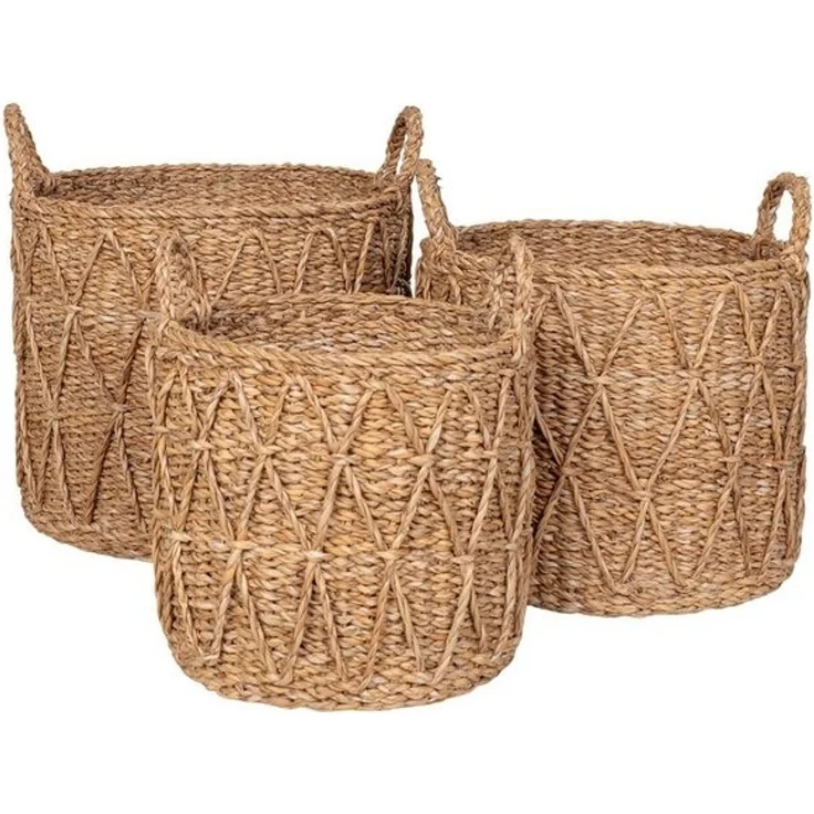 ebuy24 Allzweckkorb Krabi Korb Satz von 3 Stk. natur. – Bild 4