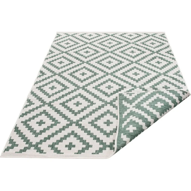 OTTO home Teppich Ronda Wendeteppich, rechteckig, Höhe: 5 mm, Sisal-Optik, Flachgewebe, In- und Outdoor, geometrisches Boho Design – Bild 3
