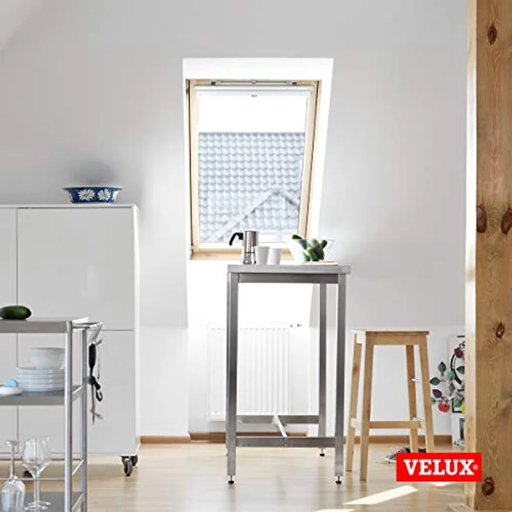 Dachfensterrollo mit Haltekrallen RHL FK00/CK00/MK00/100/SK00 1028, VELUX, Lichtschutz, ohne Bohren, freihängend, VELUX »Pick & Click!«, Lichtregulierung und Privatsphäre – Bild 10