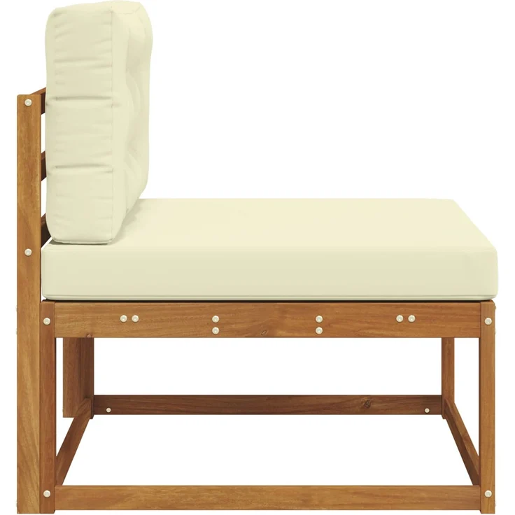 vidaXL Outdoor Mittelsofa Natur 900532 – Bild 4