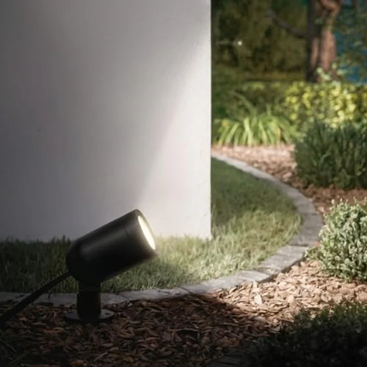 Hama Gartenleuchte WLAN, Erweiterung Gartenstrahler + Erdspieß, IP65 – Bild 7