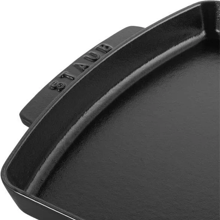 Staub Staub Gusseisenschale auf Holzsockel 33 x 23 cm 405095230 – Bild 5